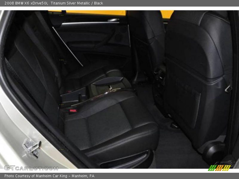 Titanium Silver Metallic / Black 2008 BMW X6 xDrive50i
