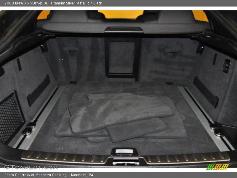 Titanium Silver Metallic / Black 2008 BMW X6 xDrive50i