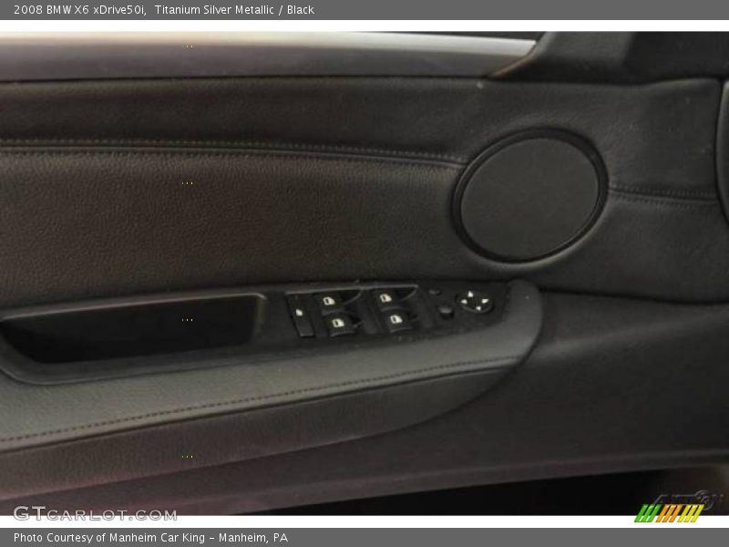 Titanium Silver Metallic / Black 2008 BMW X6 xDrive50i