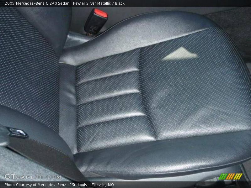 Pewter Silver Metallic / Black 2005 Mercedes-Benz C 240 Sedan