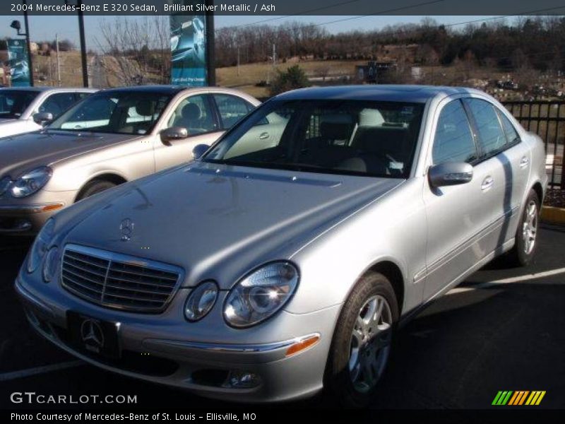 Brilliant Silver Metallic / Ash 2004 Mercedes-Benz E 320 Sedan