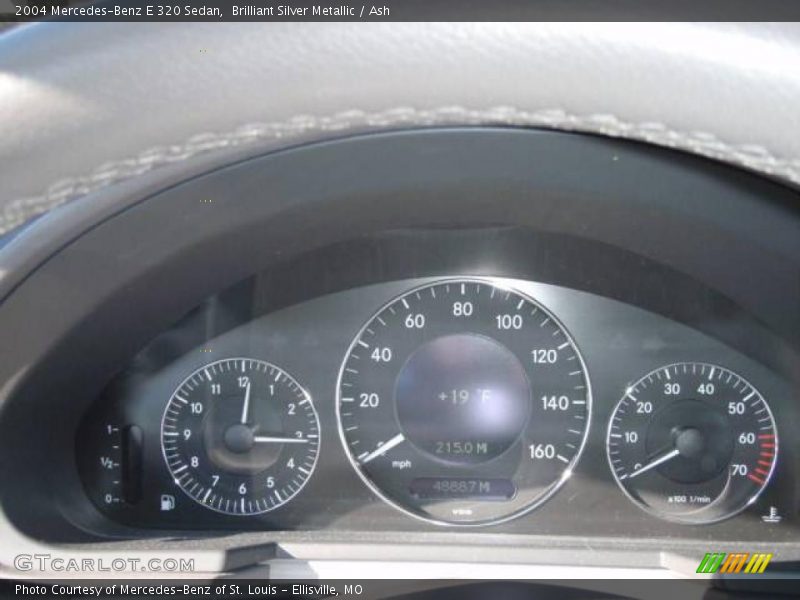 Brilliant Silver Metallic / Ash 2004 Mercedes-Benz E 320 Sedan