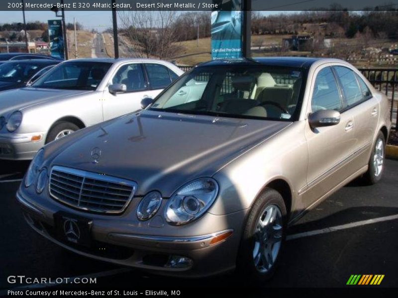 Desert Silver Metallic / Stone 2005 Mercedes-Benz E 320 4Matic Sedan