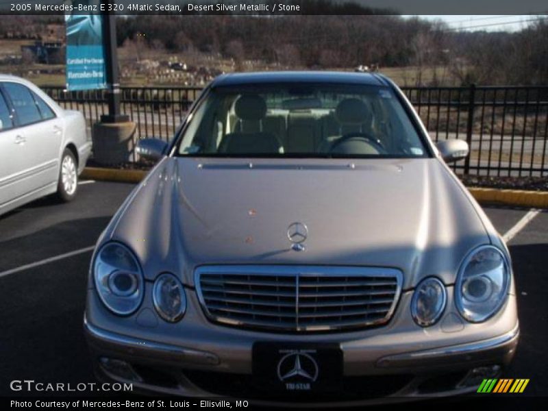 Desert Silver Metallic / Stone 2005 Mercedes-Benz E 320 4Matic Sedan