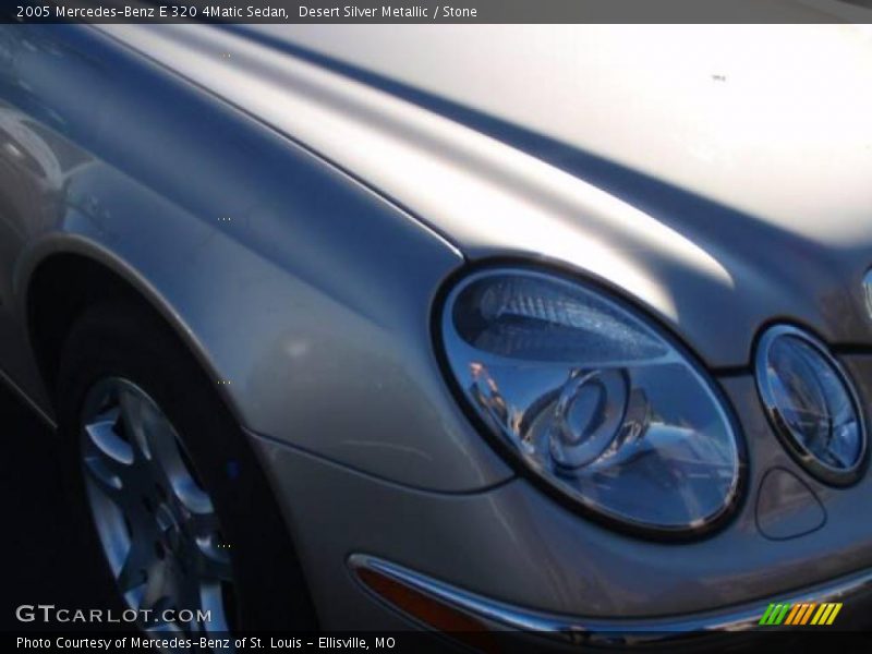 Desert Silver Metallic / Stone 2005 Mercedes-Benz E 320 4Matic Sedan