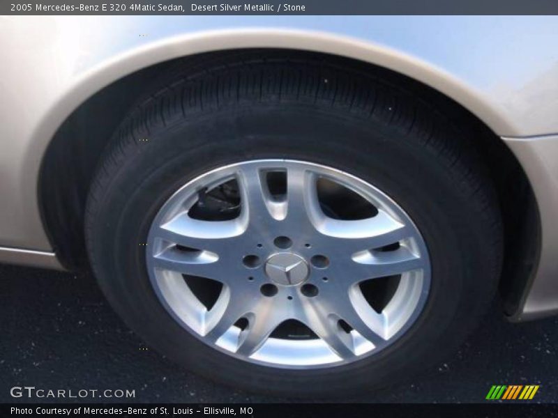 Desert Silver Metallic / Stone 2005 Mercedes-Benz E 320 4Matic Sedan