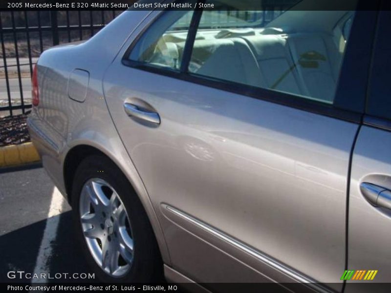 Desert Silver Metallic / Stone 2005 Mercedes-Benz E 320 4Matic Sedan