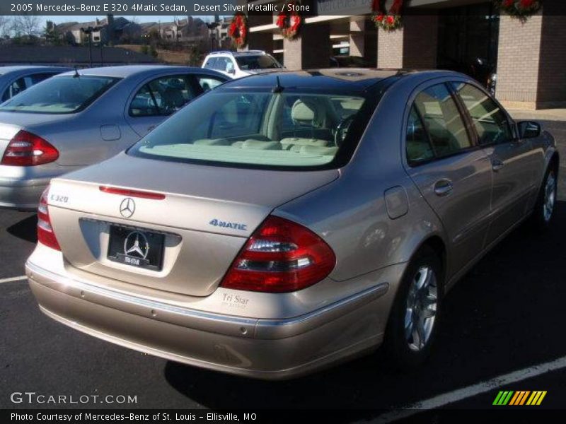 Desert Silver Metallic / Stone 2005 Mercedes-Benz E 320 4Matic Sedan