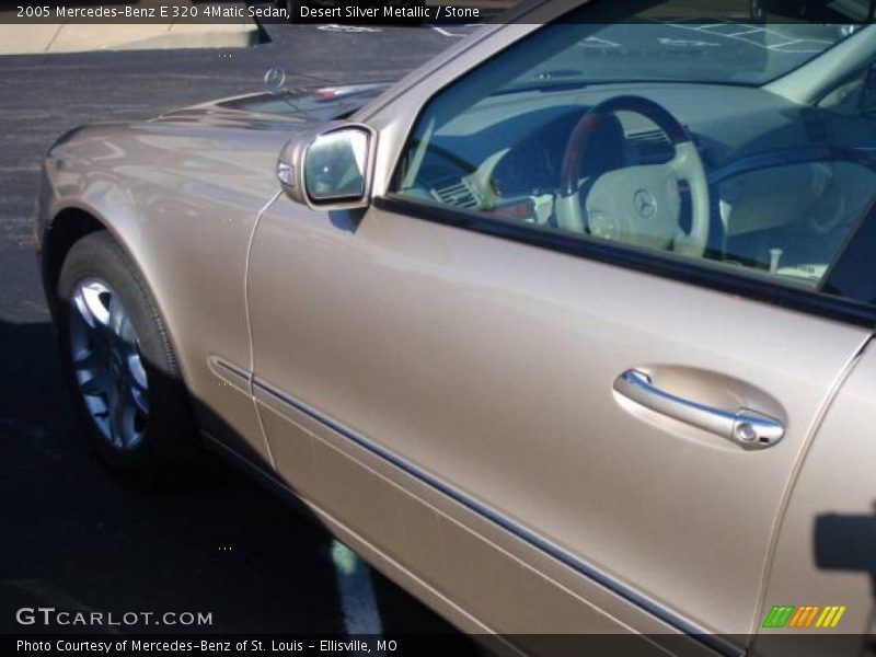 Desert Silver Metallic / Stone 2005 Mercedes-Benz E 320 4Matic Sedan