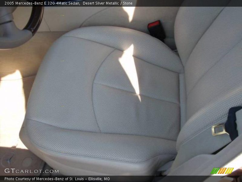 Desert Silver Metallic / Stone 2005 Mercedes-Benz E 320 4Matic Sedan