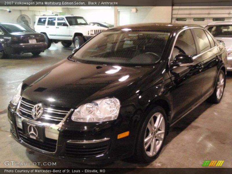 Black / Anthracite 2007 Volkswagen Jetta Wolfsburg Edition Sedan