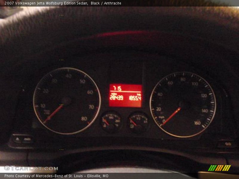 Black / Anthracite 2007 Volkswagen Jetta Wolfsburg Edition Sedan