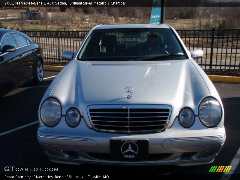 Brilliant Silver Metallic / Charcoal 2001 Mercedes-Benz E 430 Sedan