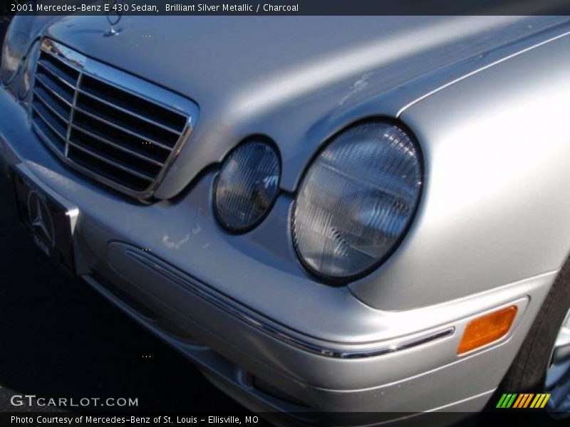 Brilliant Silver Metallic / Charcoal 2001 Mercedes-Benz E 430 Sedan