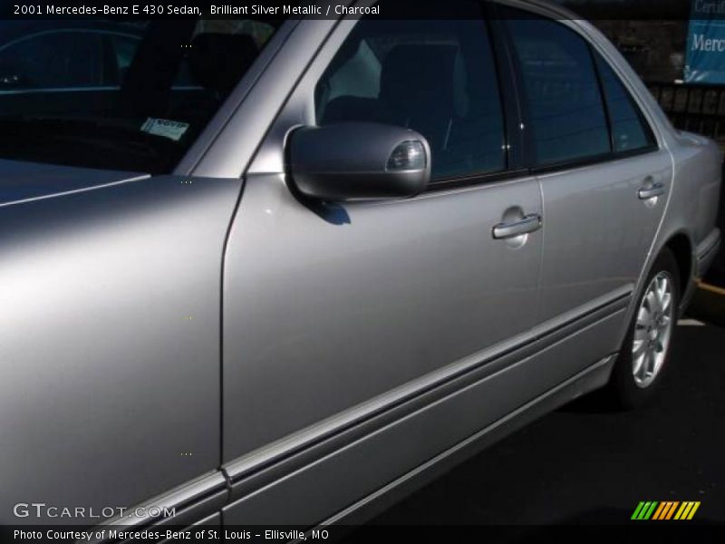 Brilliant Silver Metallic / Charcoal 2001 Mercedes-Benz E 430 Sedan