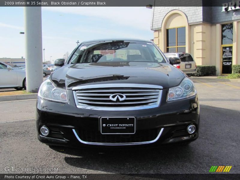 Black Obsidian / Graphite Black 2009 Infiniti M 35 Sedan