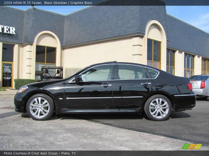 Black Obsidian / Graphite Black 2009 Infiniti M 35 Sedan