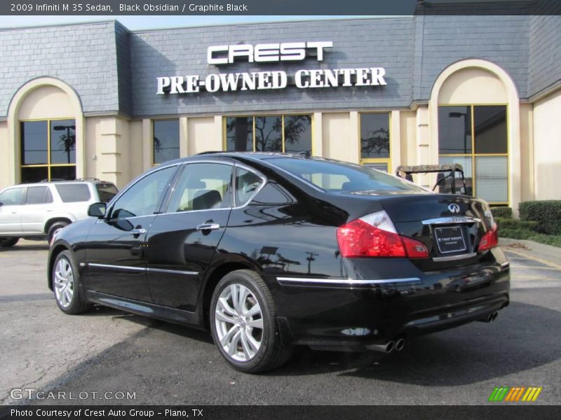 Black Obsidian / Graphite Black 2009 Infiniti M 35 Sedan