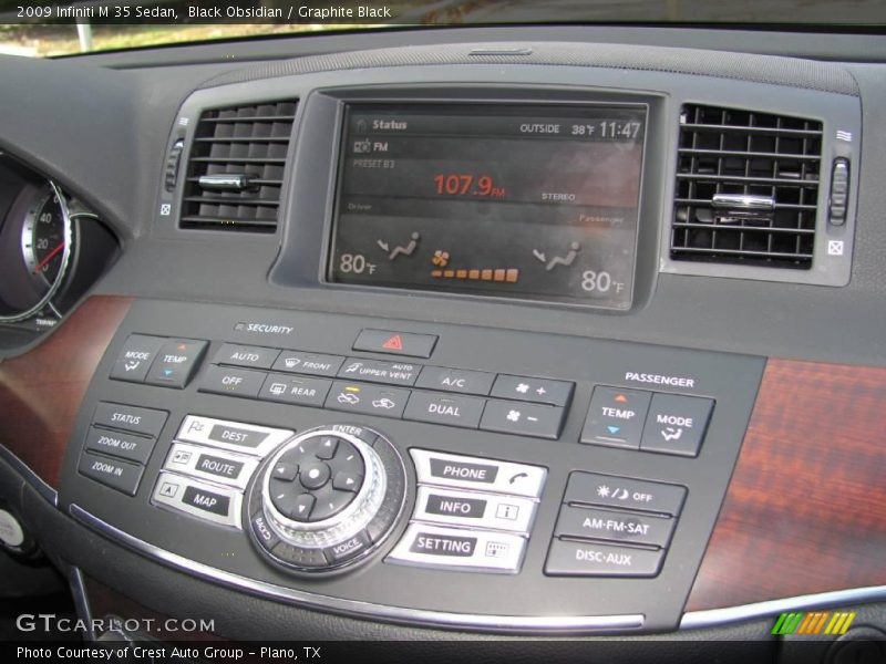 Black Obsidian / Graphite Black 2009 Infiniti M 35 Sedan
