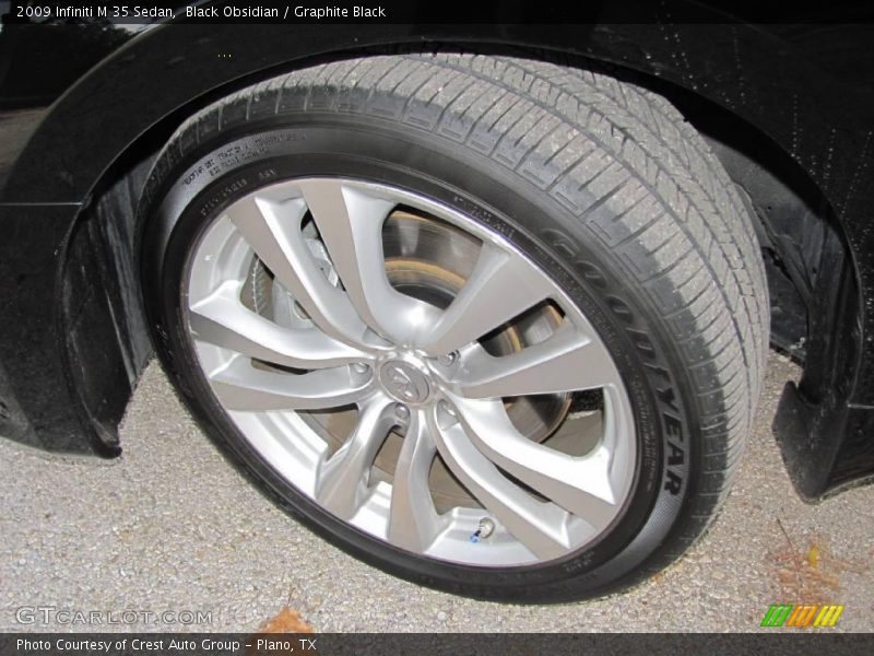 Black Obsidian / Graphite Black 2009 Infiniti M 35 Sedan