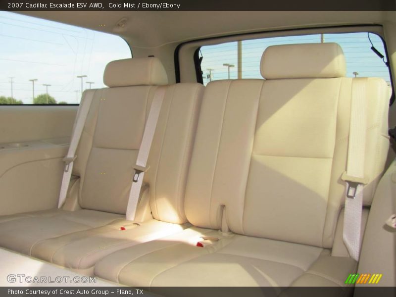 Gold Mist / Ebony/Ebony 2007 Cadillac Escalade ESV AWD