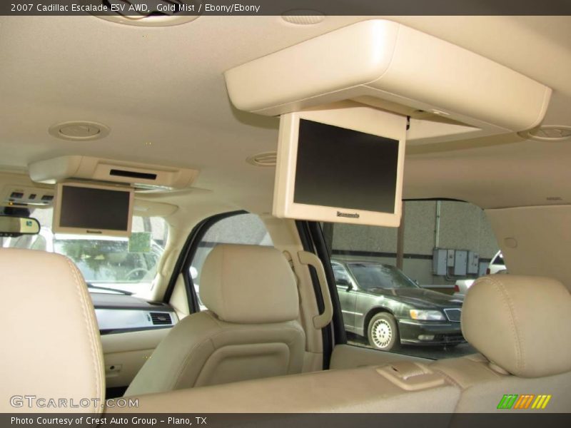 Gold Mist / Ebony/Ebony 2007 Cadillac Escalade ESV AWD