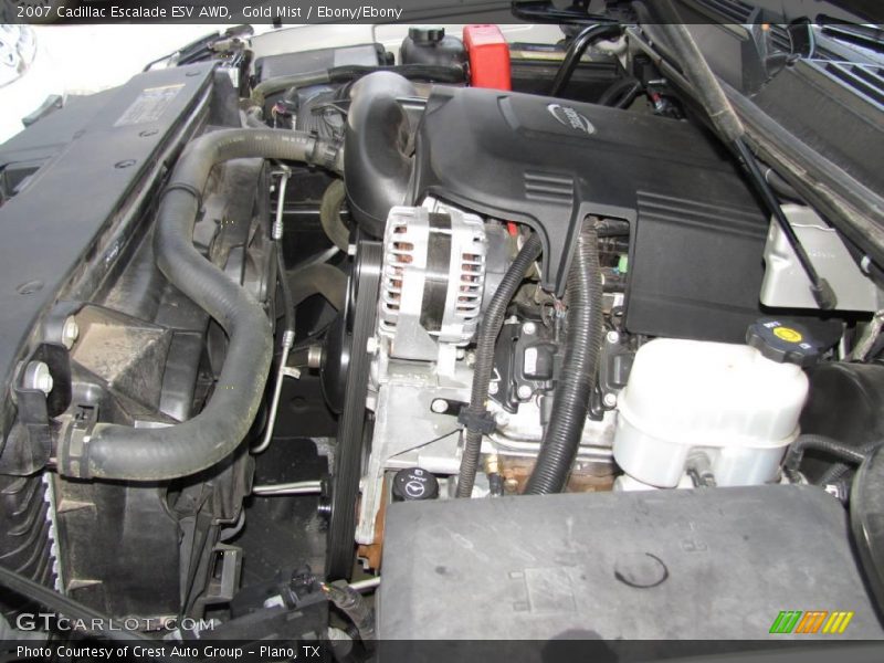 Gold Mist / Ebony/Ebony 2007 Cadillac Escalade ESV AWD