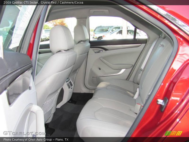 Crystal Red / Cashmere/Cocoa 2009 Cadillac CTS Sedan