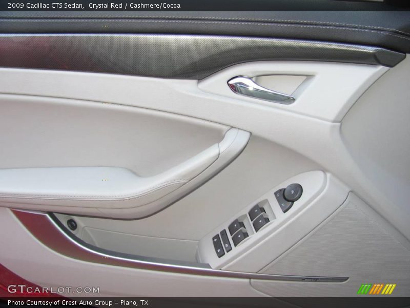 Crystal Red / Cashmere/Cocoa 2009 Cadillac CTS Sedan