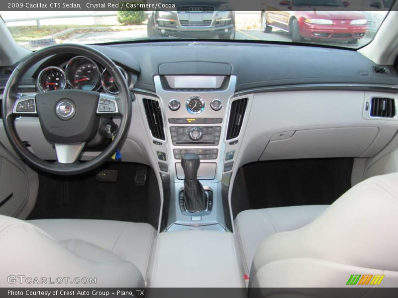 Crystal Red / Cashmere/Cocoa 2009 Cadillac CTS Sedan