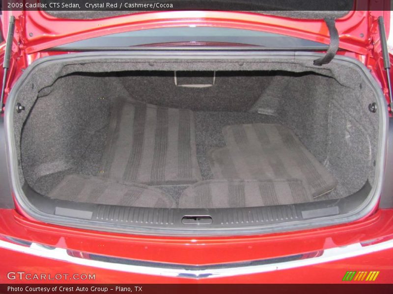 Crystal Red / Cashmere/Cocoa 2009 Cadillac CTS Sedan