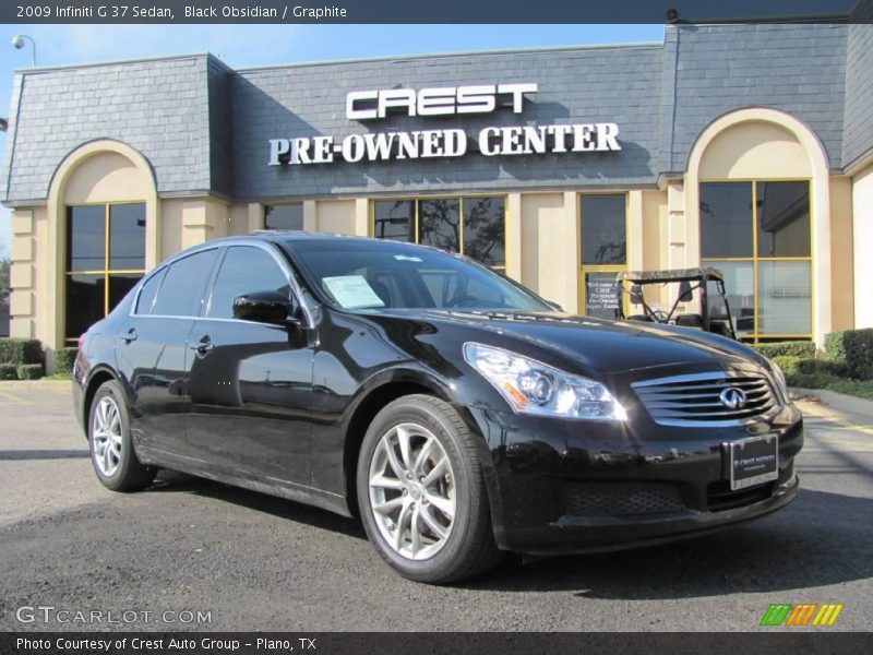 Black Obsidian / Graphite 2009 Infiniti G 37 Sedan