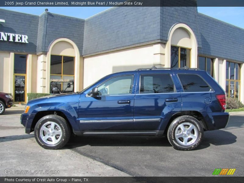 Midnight Blue Pearl / Medium Slate Gray 2005 Jeep Grand Cherokee Limited