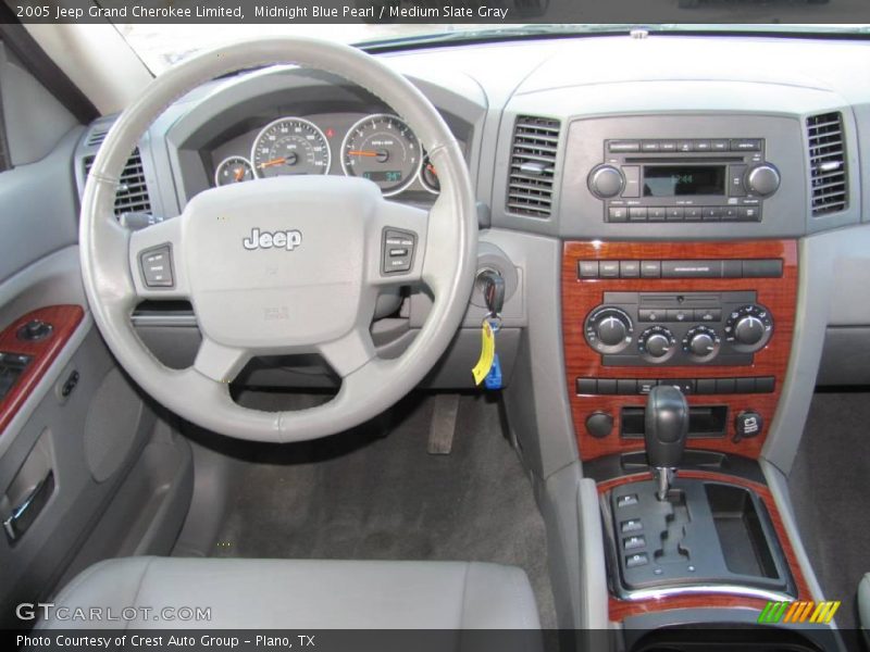 Midnight Blue Pearl / Medium Slate Gray 2005 Jeep Grand Cherokee Limited