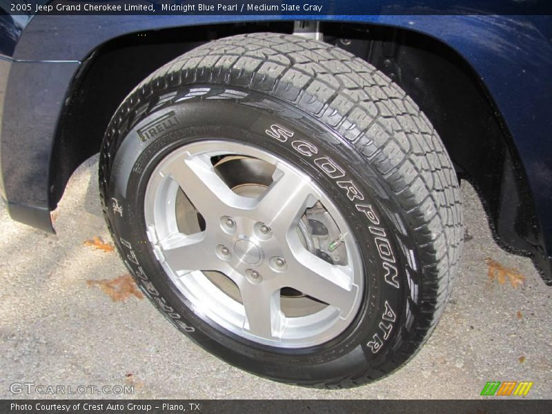 Midnight Blue Pearl / Medium Slate Gray 2005 Jeep Grand Cherokee Limited