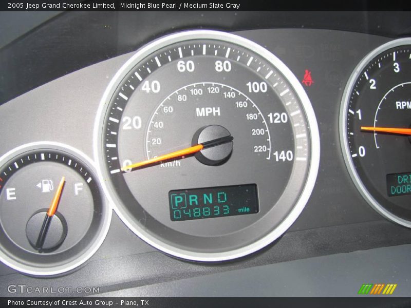 Midnight Blue Pearl / Medium Slate Gray 2005 Jeep Grand Cherokee Limited