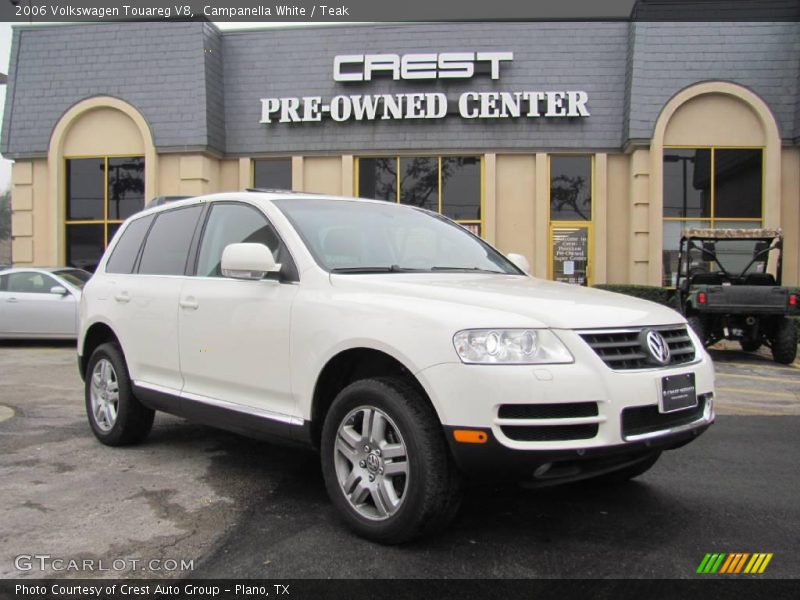 Campanella White / Teak 2006 Volkswagen Touareg V8