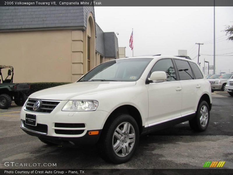 Campanella White / Teak 2006 Volkswagen Touareg V8