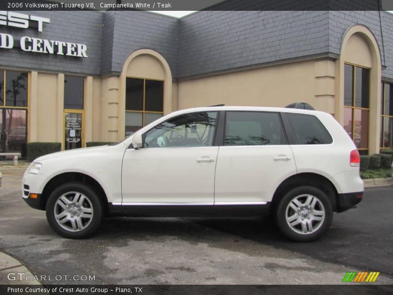 Campanella White / Teak 2006 Volkswagen Touareg V8