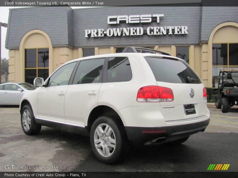 Campanella White / Teak 2006 Volkswagen Touareg V8