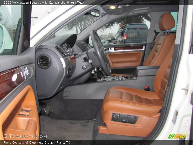 Campanella White / Teak 2006 Volkswagen Touareg V8