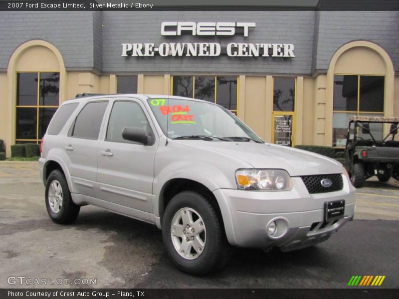 Silver Metallic / Ebony 2007 Ford Escape Limited
