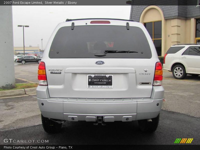 Silver Metallic / Ebony 2007 Ford Escape Limited
