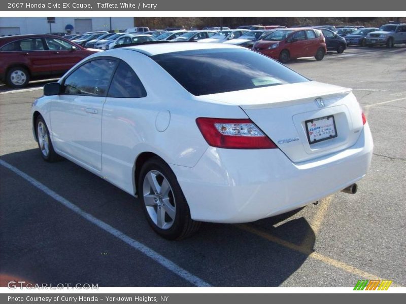 Taffeta White / Ivory 2007 Honda Civic EX Coupe