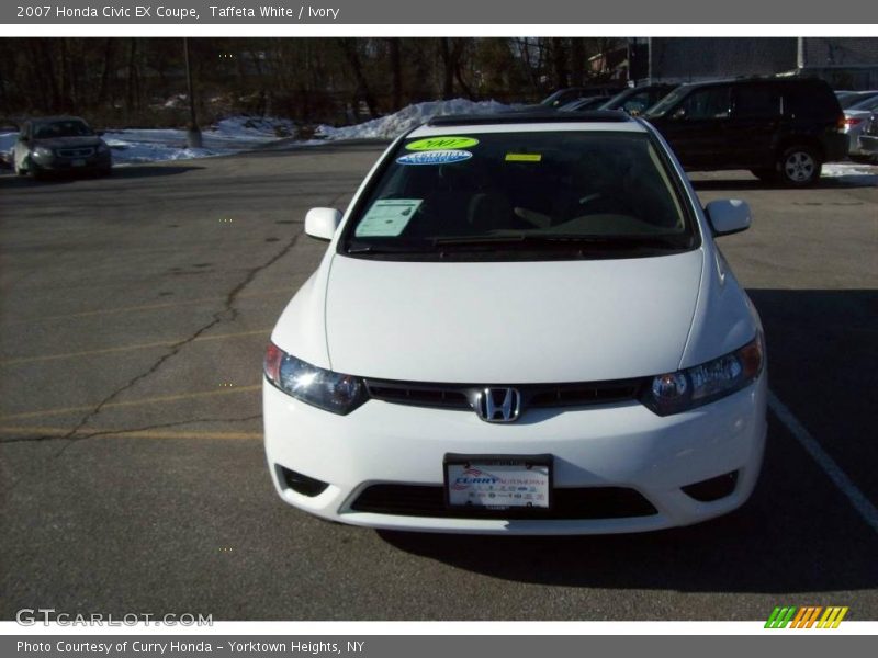 Taffeta White / Ivory 2007 Honda Civic EX Coupe