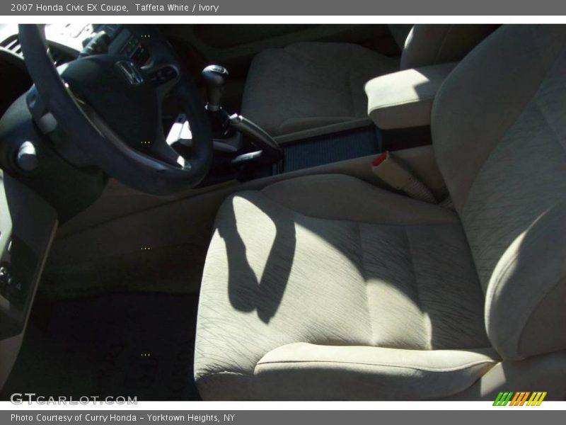 Taffeta White / Ivory 2007 Honda Civic EX Coupe