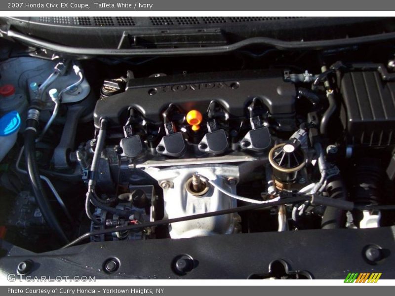 Taffeta White / Ivory 2007 Honda Civic EX Coupe