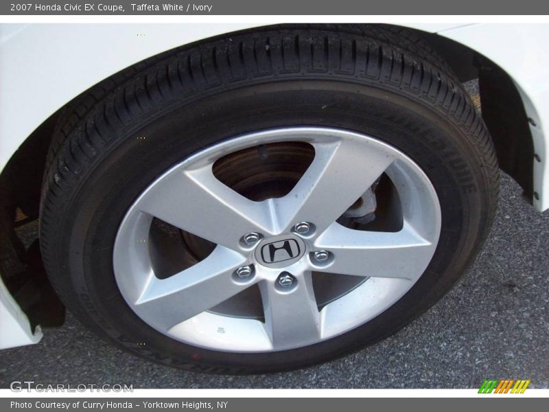 Taffeta White / Ivory 2007 Honda Civic EX Coupe