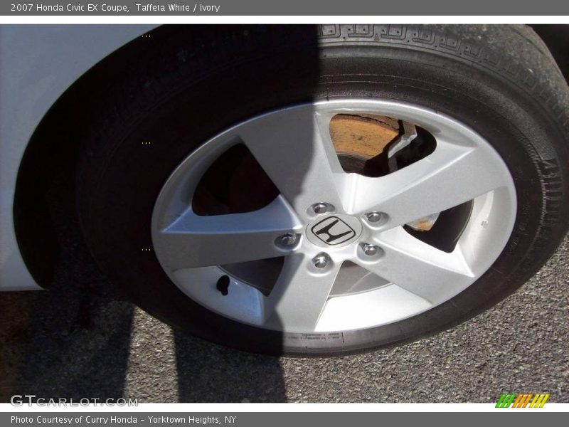 Taffeta White / Ivory 2007 Honda Civic EX Coupe
