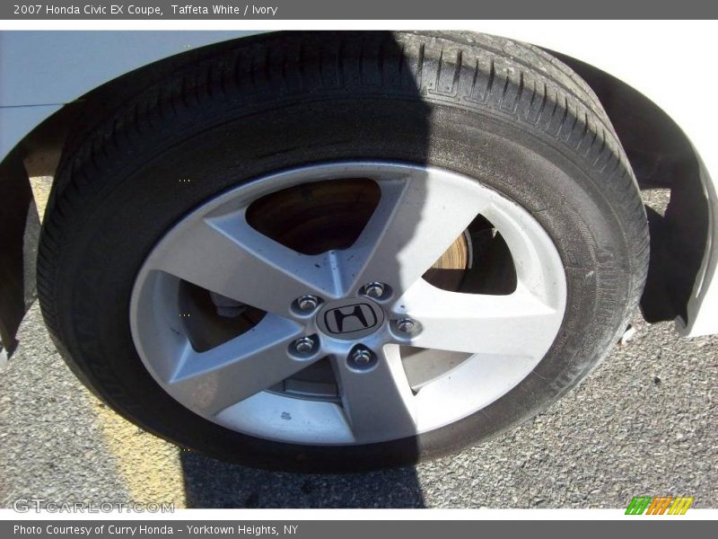 Taffeta White / Ivory 2007 Honda Civic EX Coupe